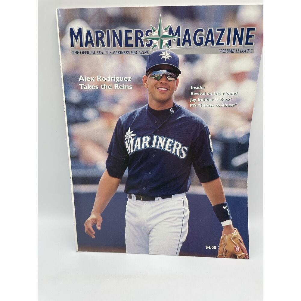 2000 Official Mariners Magazine Alex Rodriguez Volume 11 Issue 2
